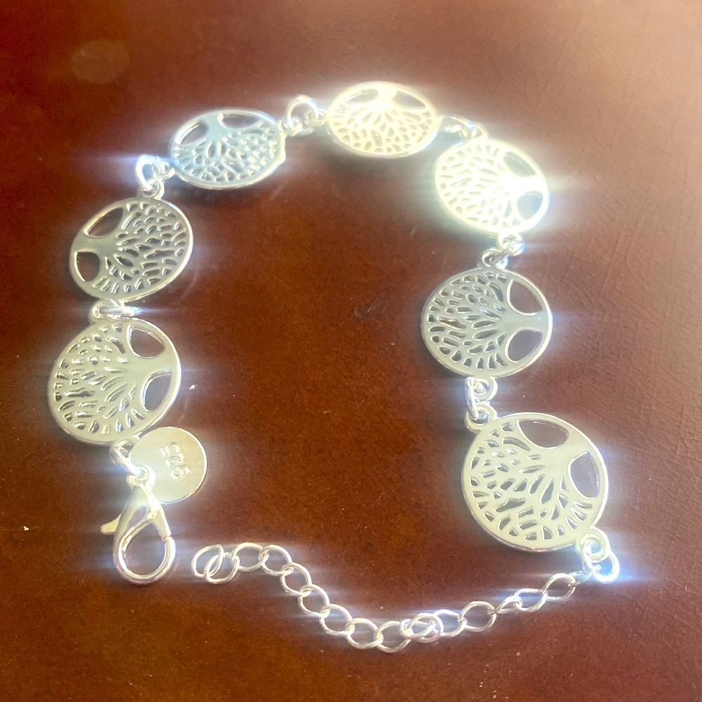 Intricate Silver Tree of Life Bracelet. Beautiful Design New 🆕 925